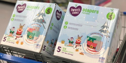 Possibly 50% Off Parent’s Choice Baby Holiday Diapers at Walmart