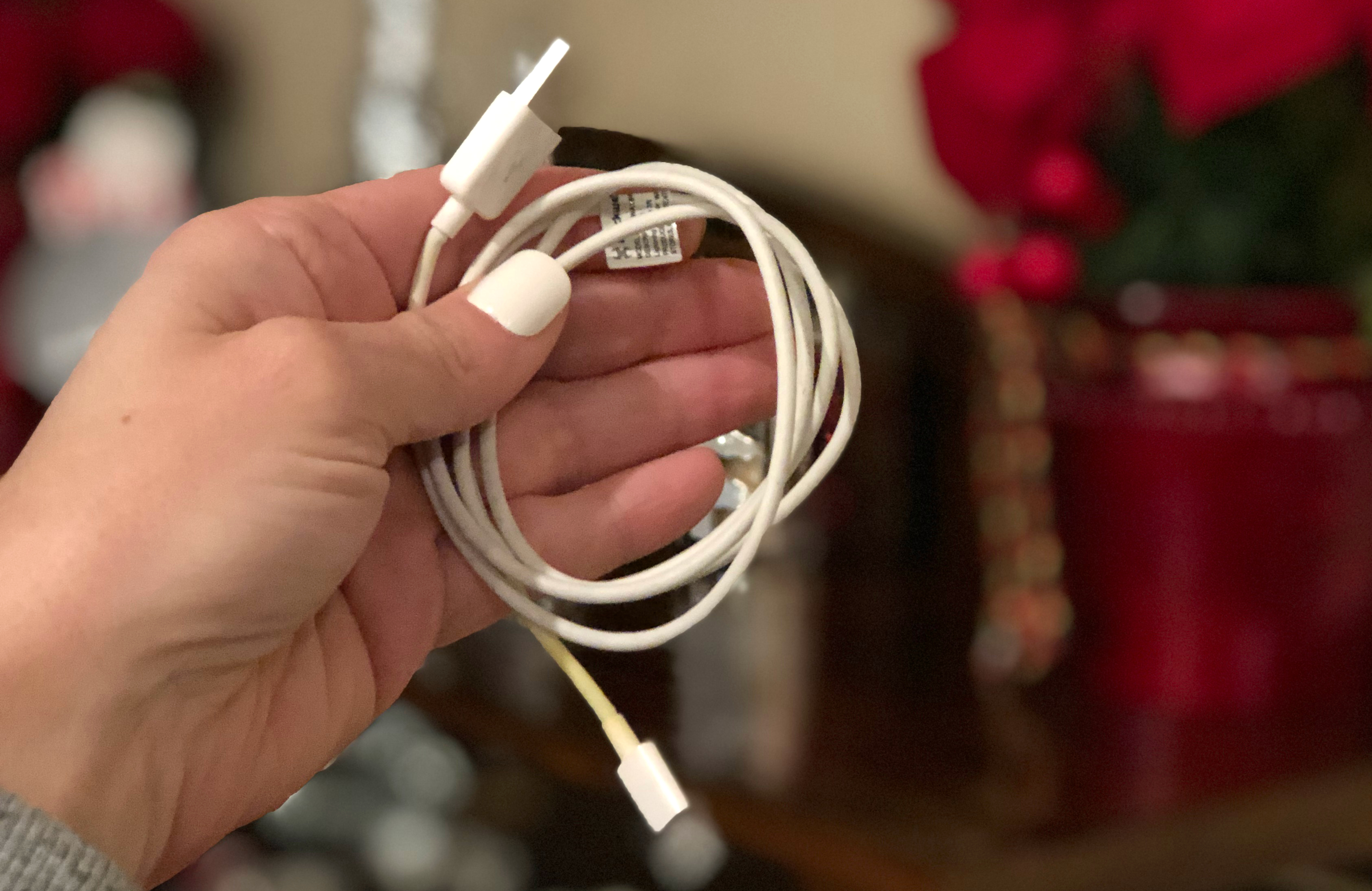 phone charging cables - gift guide