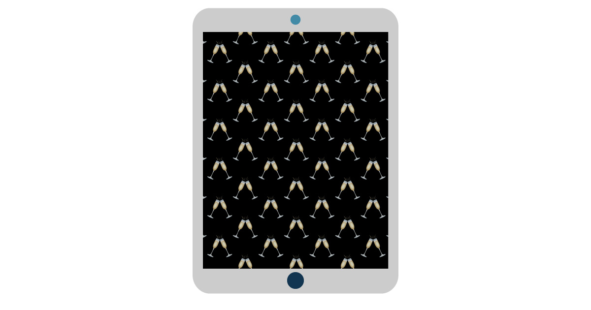january digital wallpaper for tablet