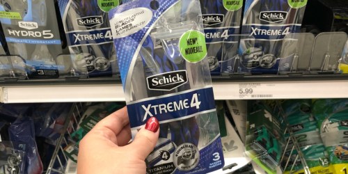 High Value $3/1 Schick Disposable Razors Coupon = Only 99¢ After Cash Back at Target