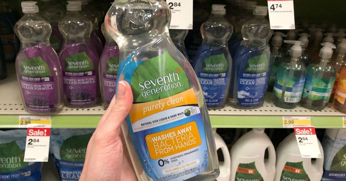 Seventh Generation Free & Clear Liquid Dish Soap - 50 Fl Oz : Target