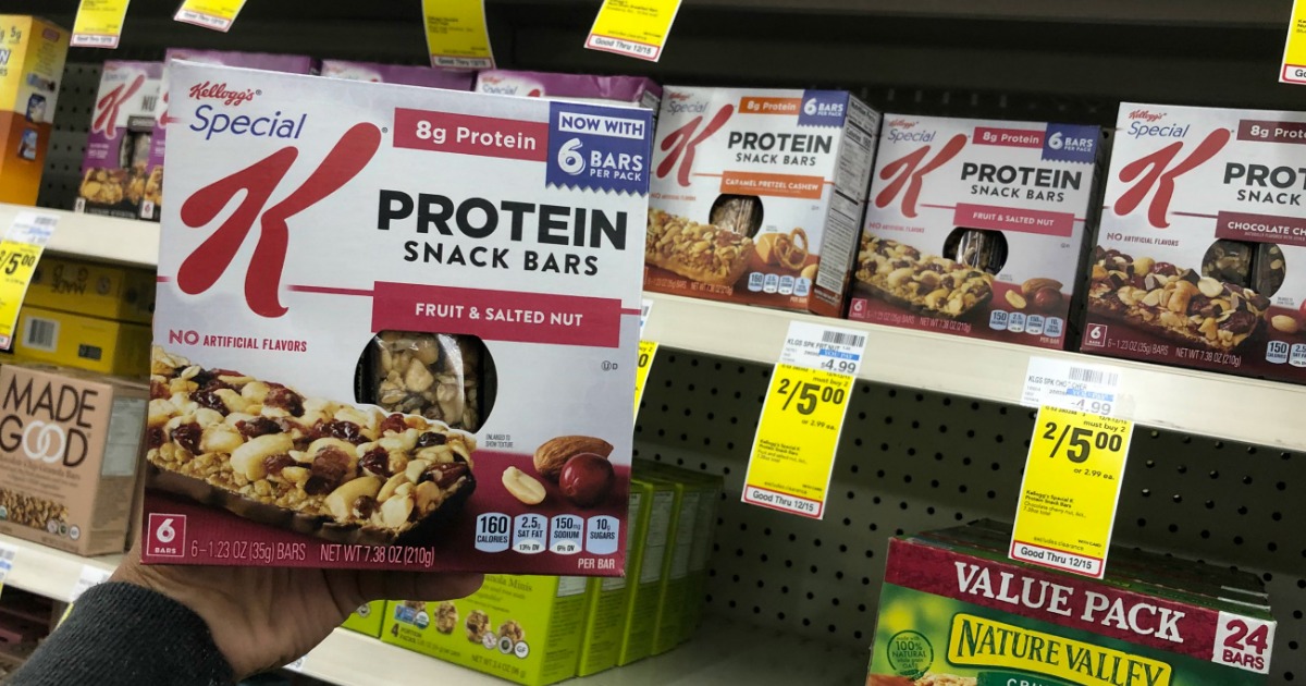 Special K Snack Bars & Bites Just 1.45 After Cash Back at CVS