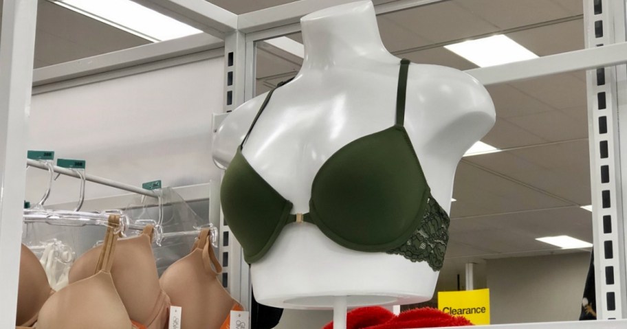 black bra on a mannequin