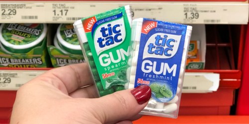 Tic Tac Gum Singles Just 33¢ at Target + More