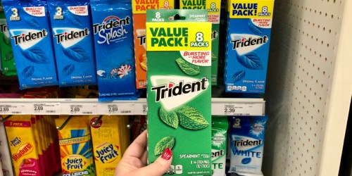 Trident Gum 8-Pack Only $3.76 (Just 47¢ Each) & More at Target
