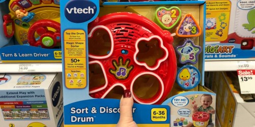 VTech Sort & Discover Drum Only $5.19 (Regularly $13) at Target