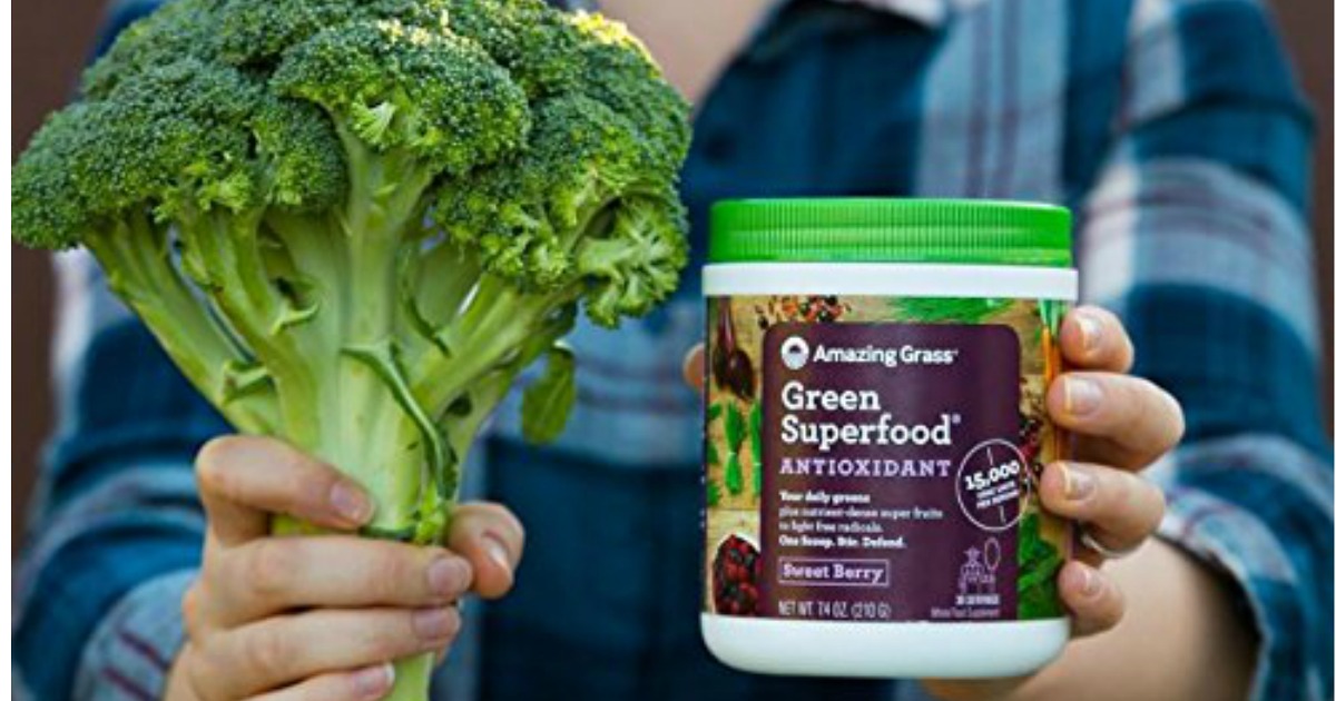 Amazon Amazing Grass Green Superfood Antioxidant Organic Powder Only