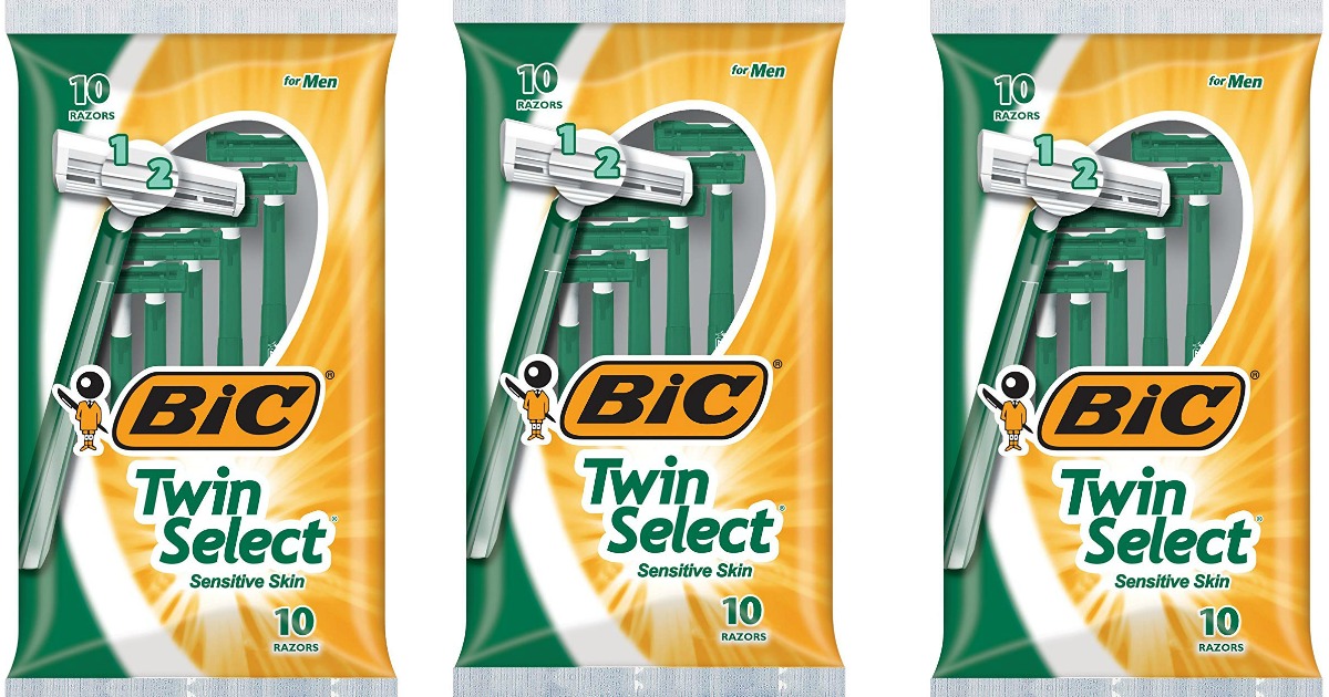 BIC Twin Select Men’s Disposable Razors 30-Count Only $8.64 Shipped on Amazon (Just 29¢ Per Razor)