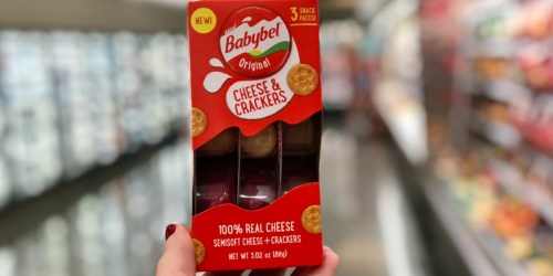 Babybel Cheese & Crackers Only $1.39 After Cash Back at Target (Great After School Snack)