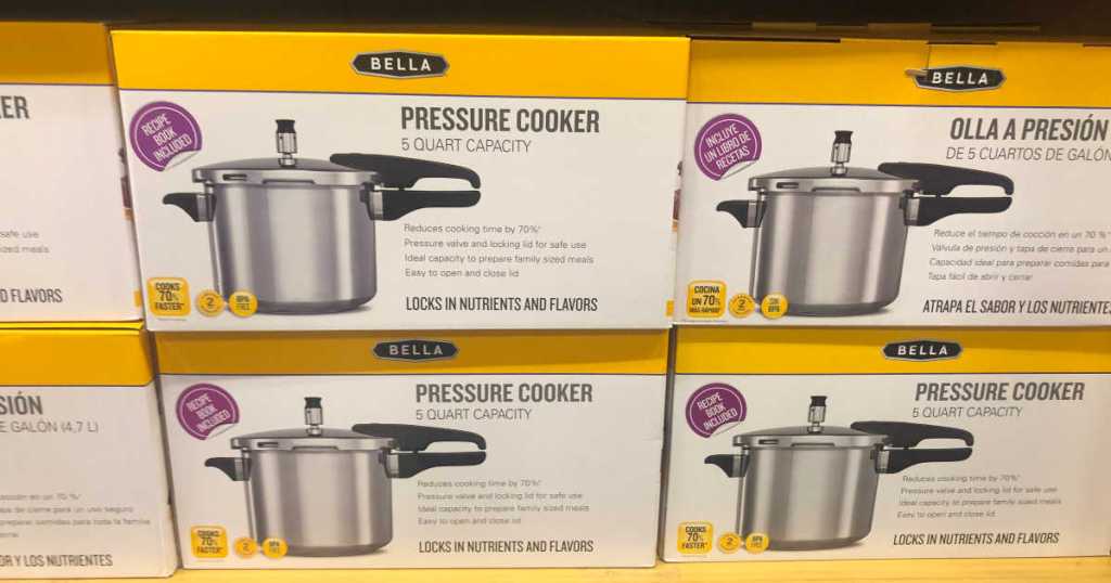 4 boxes of bella pressure cooker in store
