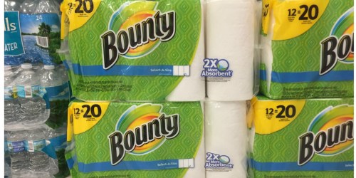 Bounty Paper Towels 8 HUGE Rolls Only $10 Each After Target Gift Card