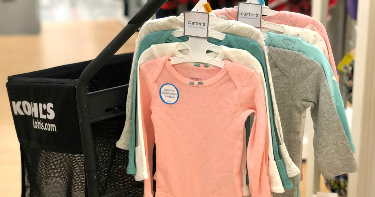 Kohl's Promo Codes Carter's Baby Bodysuit 5Packs Just 6