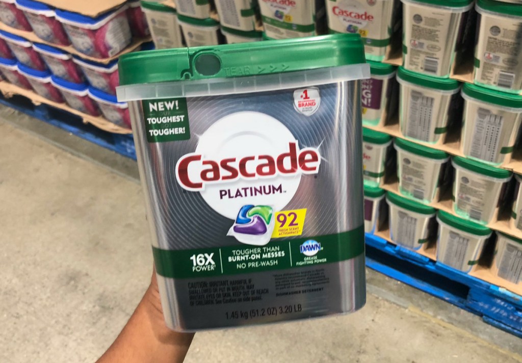 Cascade Platinum tabs at Costco