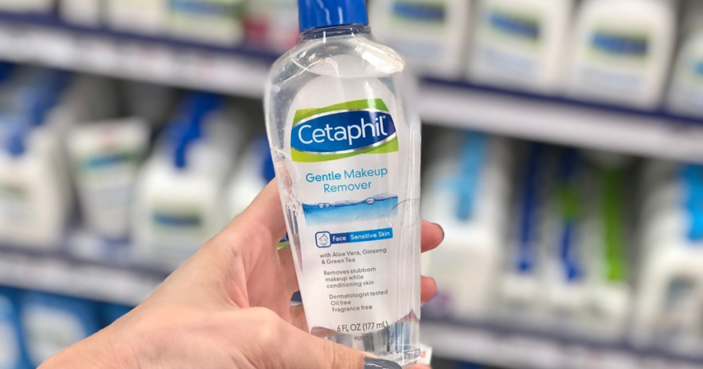 Cetaphil Gentle Makeup Remover in store aisle