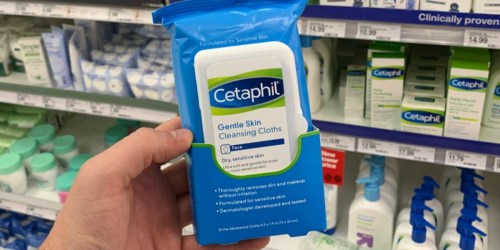 New $2/1 Cetaphil Coupon = BIG Savings on Cleansing Wipes & More After Cash Back & Target Gift Card