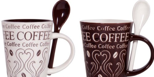 FOUR Coffee Mug & Spoon Sets Only $9.59 at Bed Bath & Beyond