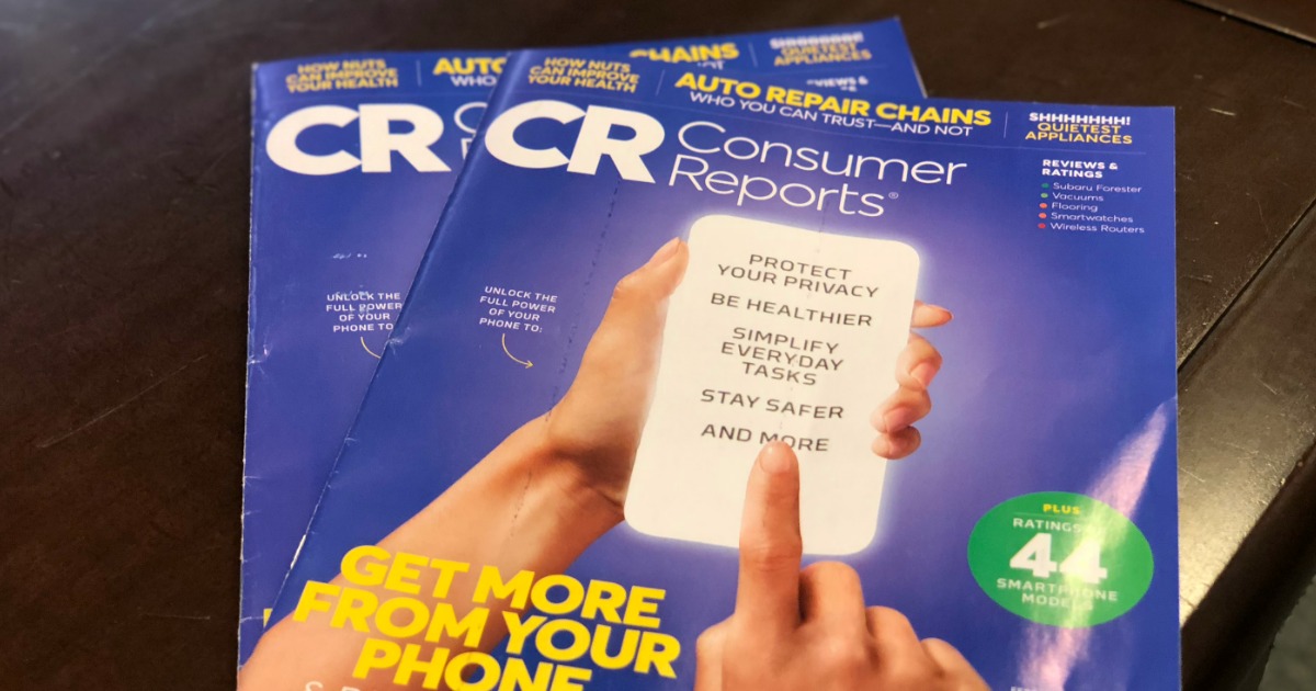 Consumer Reports Magazine 1Year Subscription Just 17.49