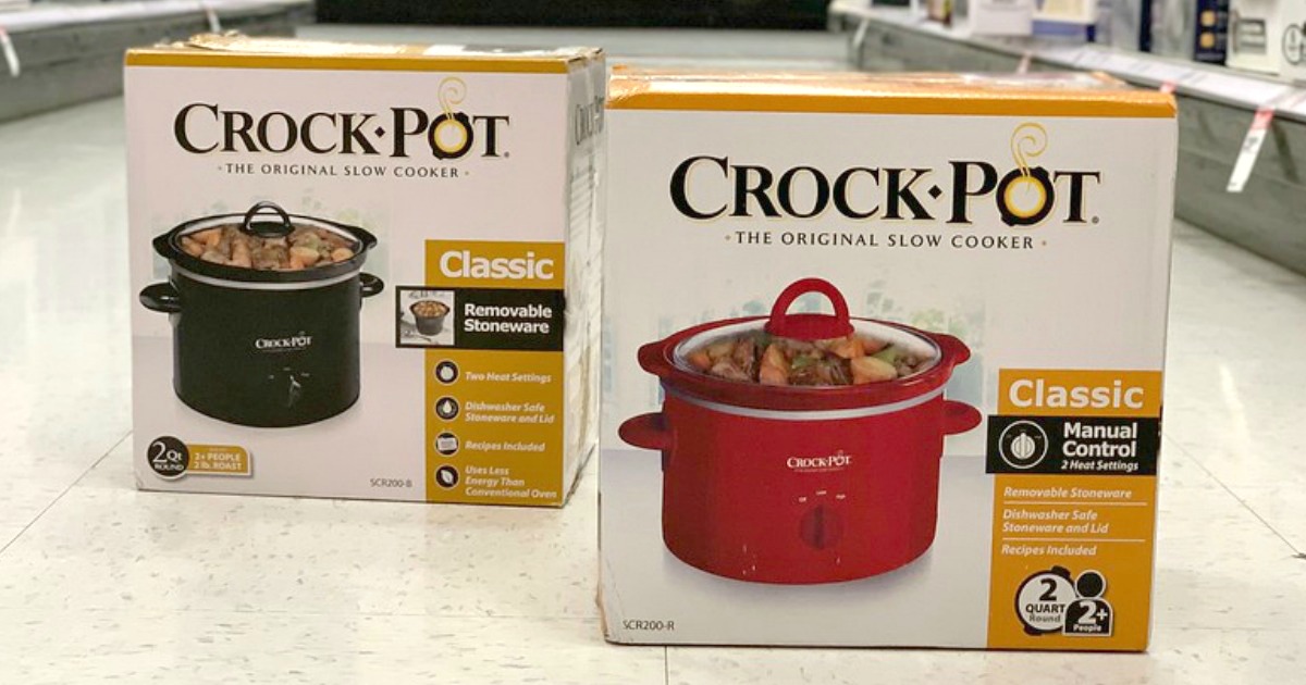 Crock-Pot 2-qt Slow Cooker $7.99 at Target