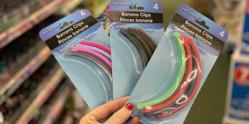 Banana Clips are Back & Only $1 at Dollar Tree