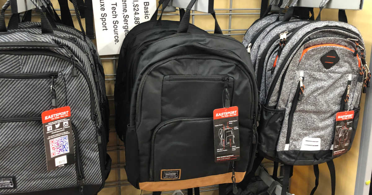 eastsport black backpack