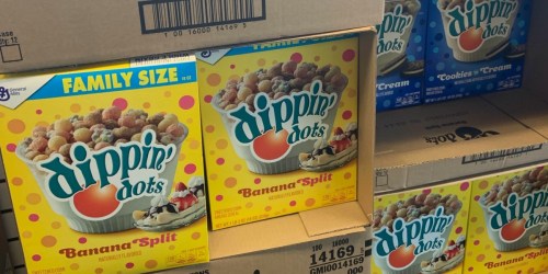 General Mills Family Size Dippin’ Dots Cereal Only $1 at Dollar Tree