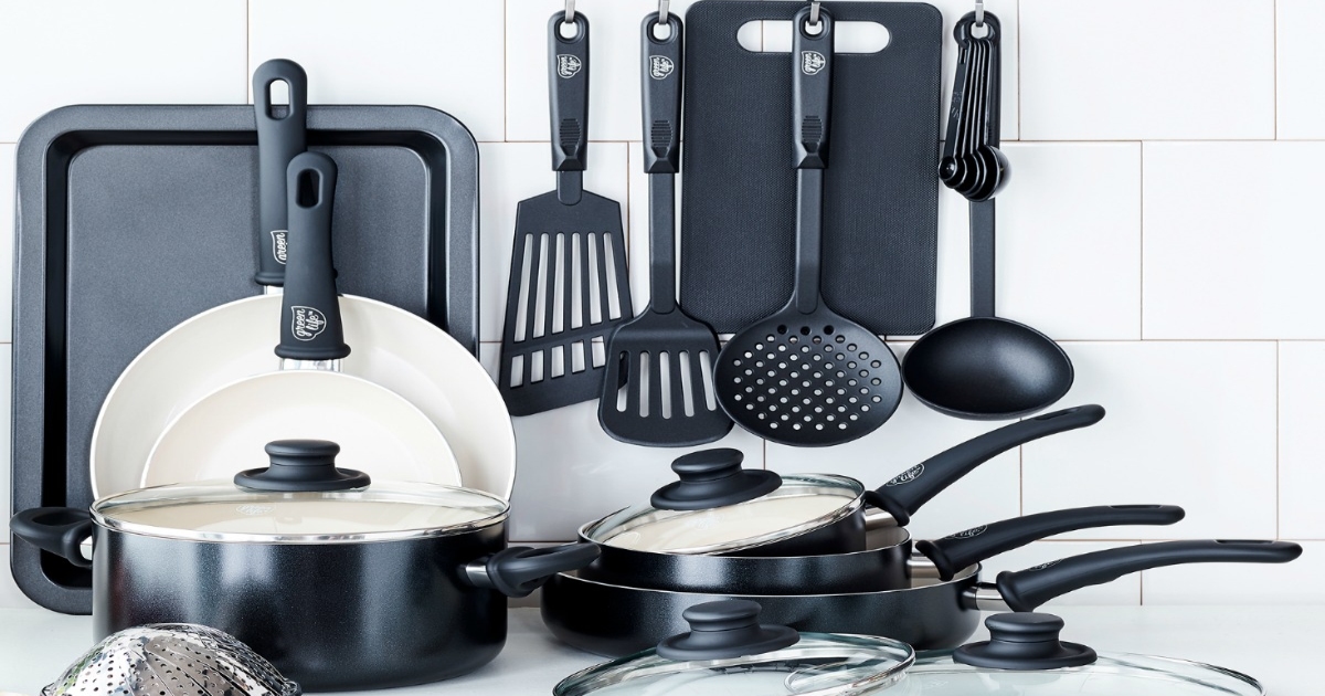 GreenLife Healthy Ceramic Non-Stick 18-Piece Cookware Set Only $39.97 at Walmart - Hip2Save