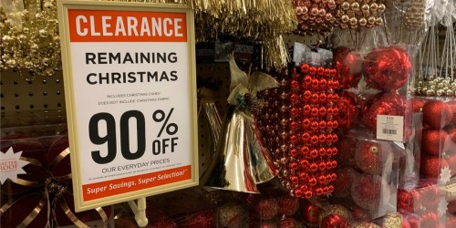 Up to 90% Off Christmas Clearance at Hobby Lobby