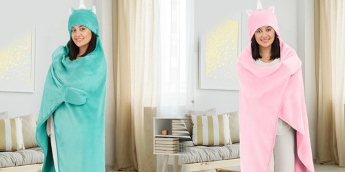 Unicorn Hooded Blankets Only $12.79 (Regularly $45) on Zulily