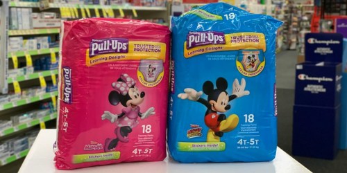 $4.50 Worth of New Huggies & Pull-Ups Coupons = Jumbo Packs as Low as $3 Each After Cash Back at CVS