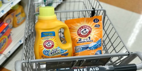 $4 Worth of New Arm & Hammer Laundry Coupons = Under $1 at Rite Aid & Walgreens