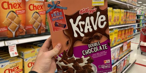 Kellogg’s Krave Chocolate Cereal as Low as 28¢ After Cash Back at Target & More