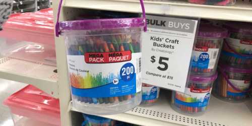 Kids’ Craft Buckets Only $5 at Michaels (Regularly $15)