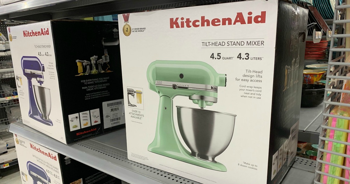 KitchenAid Deluxe 4.5 Quart Tilt-Head Pistachio Stand Mixer