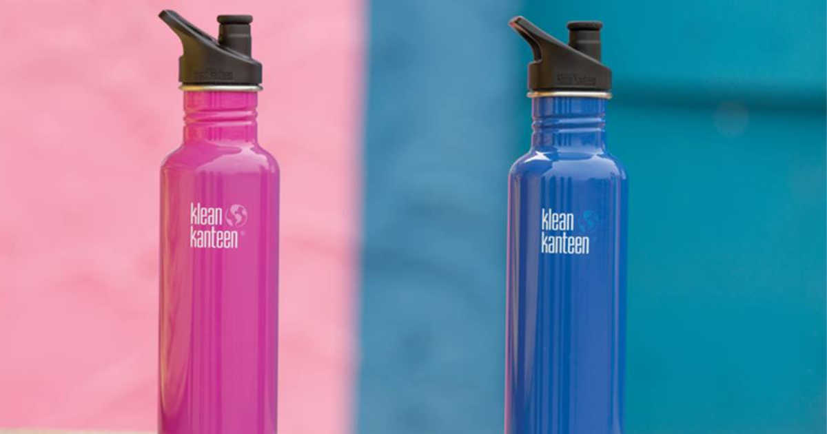 Klean Kanteen 27oz Water Bottle And 4 Steel Straws Just 22 50 Shipped