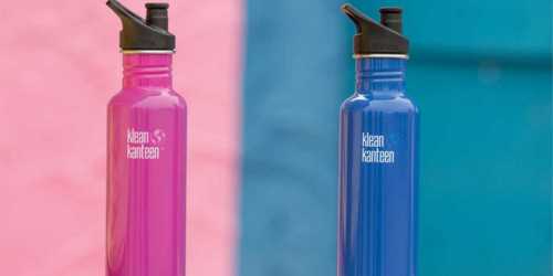 Klean Kanteen 27oz Water Bottle AND 4 Steel Straws Just $22.50 Shipped