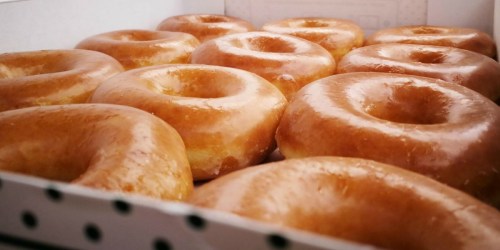 Free Krispy Kreme Dozen Glazed Doughnuts w/ Dozen Doughnuts Purchase (New Rewards Members)