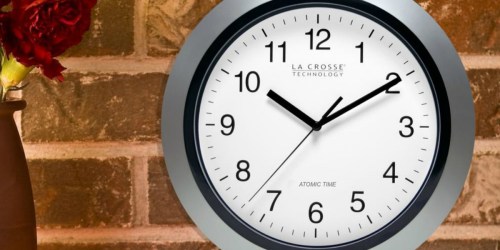 Amazon: La Crosse Technology Atomic Analog Wall Clock Just $15.61 Shipped