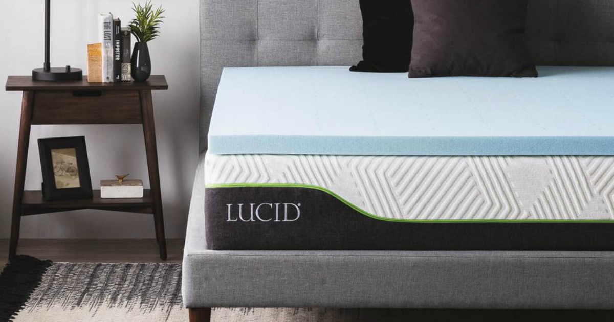 Lucid Gel Infused Memory Foam Mattress Toppers as low as $27.98 at Home Depot