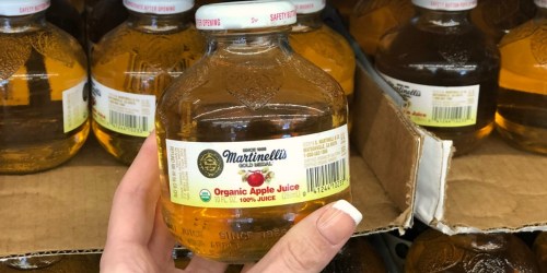 Martinelli’s 100% Organic Apple Juice Only $1 at Dollar Tree