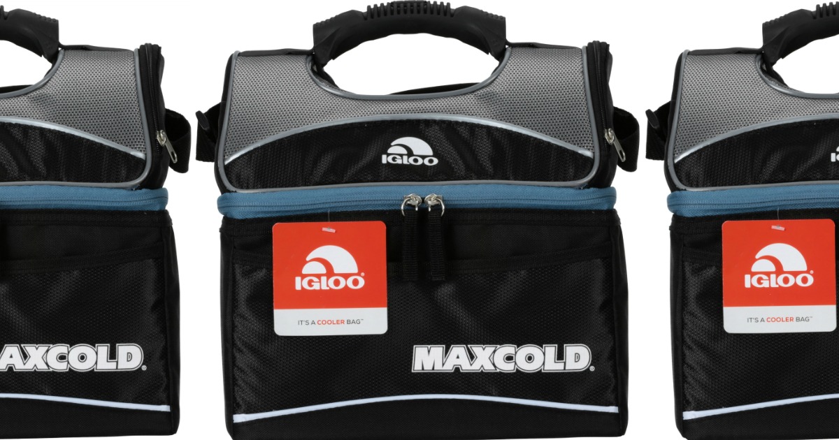Igloo MaxCold Gripper 16-Qt Lunch Box, Black 