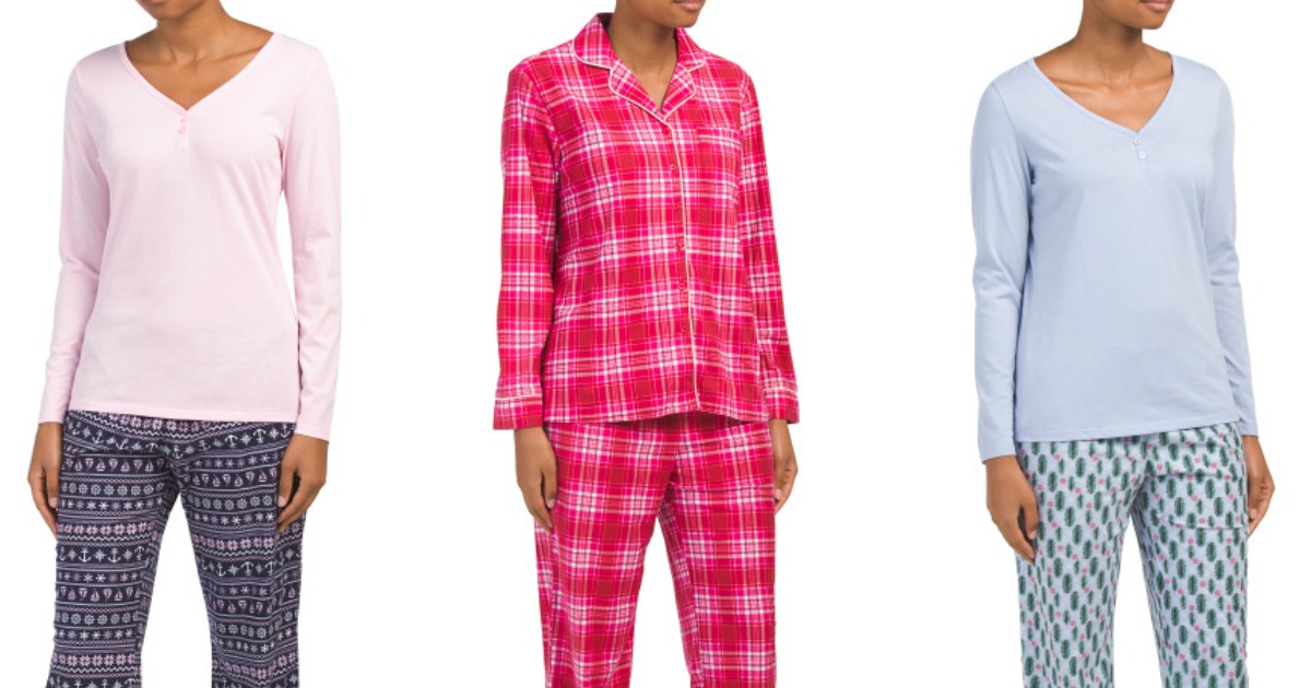 50% Off Nautica Women's 2-Piece Pajama Sets at TJMaxx + More