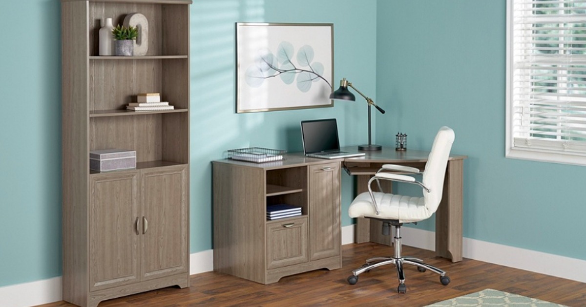 Realspace Corner Desk Just 86 At Office Depot Officemax