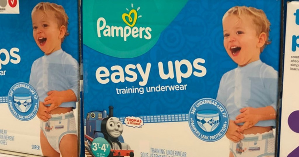 Pampers Easy Ups Training Pants Pull On Disposable Diapers Boys