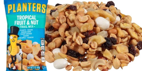 Amazon: Planters Fruit & Nut Trail Mix 72-Count Just $28 Shipped (Only 39¢ Per Bag)
