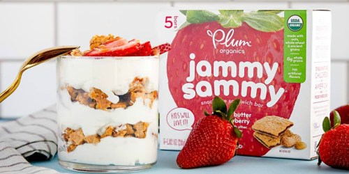 Amazon Family: Plum Organics Jammy Sammy 30-Count Kids Snack Bars Only $11.96 Shipped