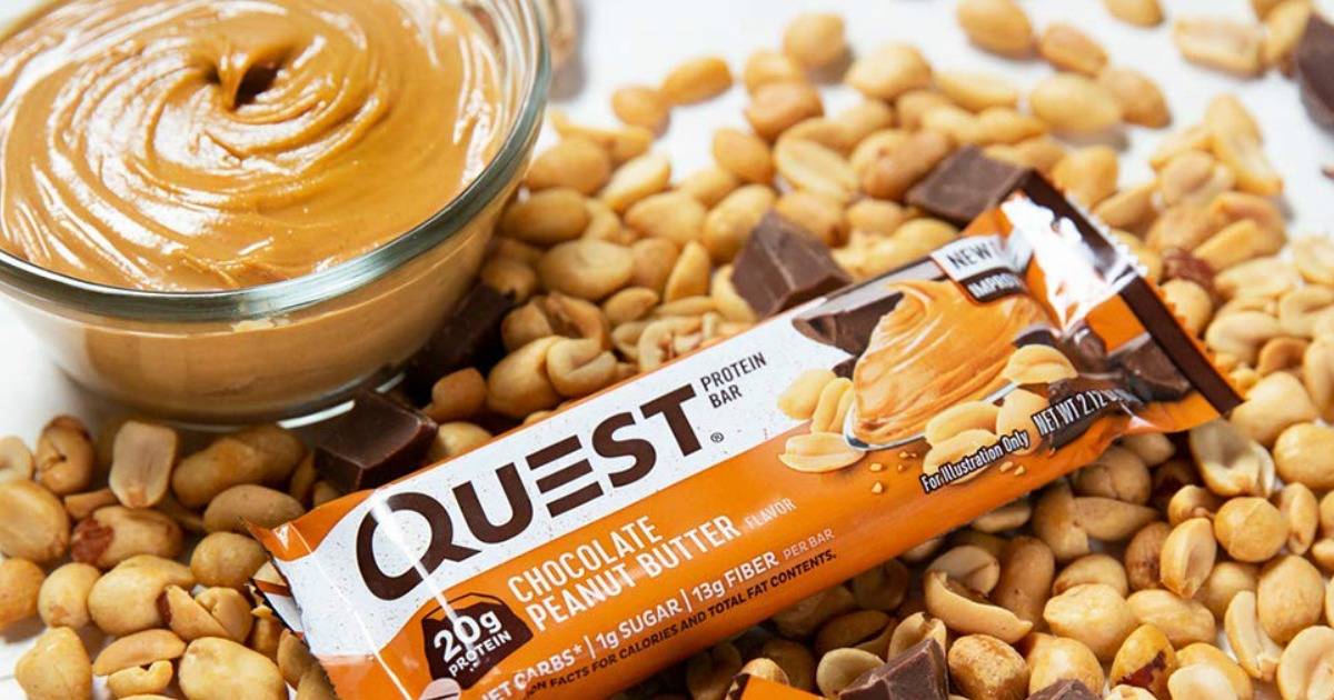 Quest Chocolate Peanut Butter Protein Bars 12Pack Only 13 Shipped at