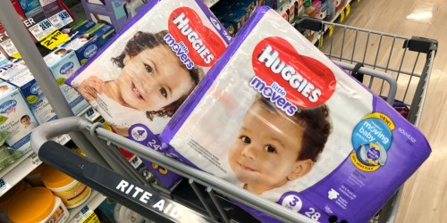 Huggies Diapers & Wipes as Low as $1.80 Each After Rite Aid Rewards