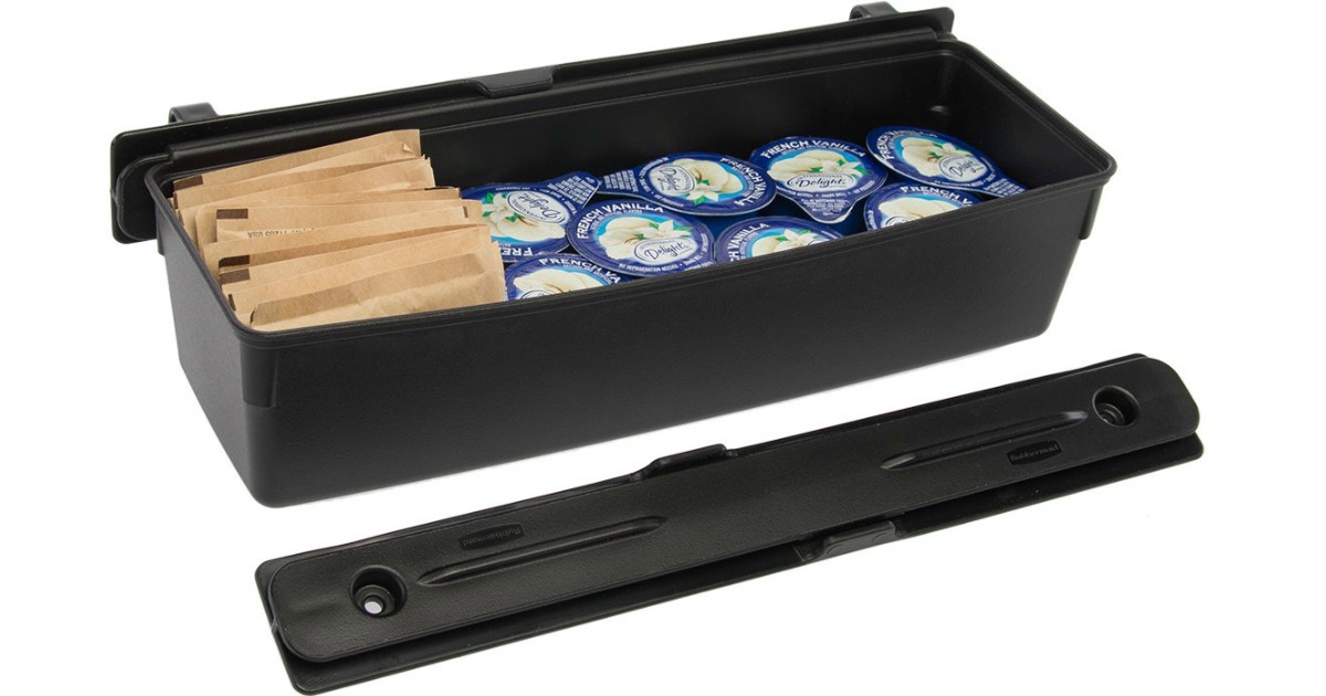 FOUR Rubbermaid Shelf Tracks & Bins Just 9.99 Shipped