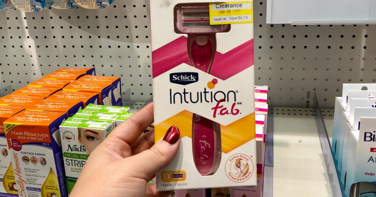 schick intuition razors coupons