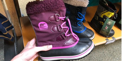 Sorel Kids Boots Only $47.90 (Regularly $80) + More